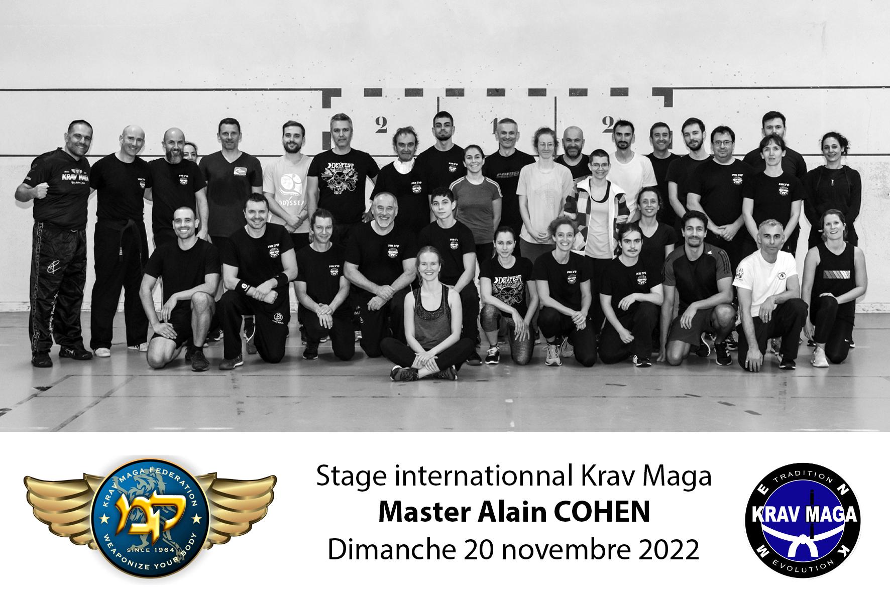 Photo de groupe stage master alain cohen 20 11 22